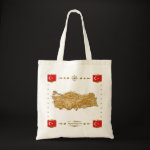 Turkey Map Flag Border Bag