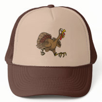 TURKEY ON THE RUN TRUCKER HATS