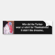 Turkey Photo Bumper Stickers