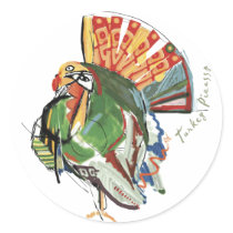 Turkey Picasso Sticker