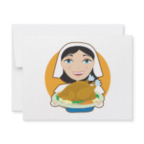 Turkey Pilgrim invitations by mariabellimages Turkey Pilgrim invitations