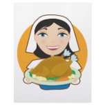 Turkey Pilgrim Custom Letterhead