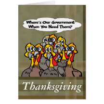 Turkey Politics Thanksgiving Card