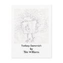 Turkey-Sammich by Tim Williams postcards by Eurythmia Turkey-Sammich by Tim Williams postcards