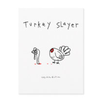 Turkey Slayer Post Cards