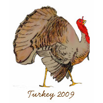 TURKEY Thanksgiving 2009 t-shirts