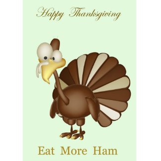 Turkey Thanksgiving card card