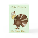 Turkey Thanksgiving card