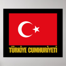 Turkey (Turkiye) Flag Print