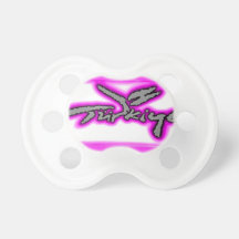 Turkey, Turkiye, Turkish Logo in Pink Pacifier