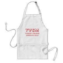 Turkey Volume Guessing Man Apron