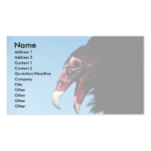 Turkey vulture business card templates