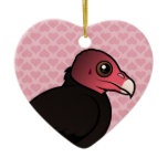 Birdorable Turkey Vulture Heart Ornament