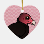 Birdorable Turkey Vulture Heart Ornament