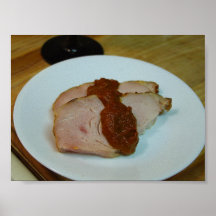 Turkey With Pumpkin Mole Sauce Poster
