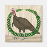 Turkey Wreath Refrigerator Magnets