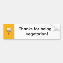 TurkeyInvite, Thanks for being a v... - Customized Bumper Stickers