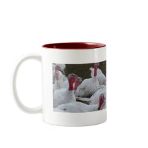 TURKEYS AT WORK MUG