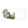 Turkeys:  Lilac Personalized Photo Card