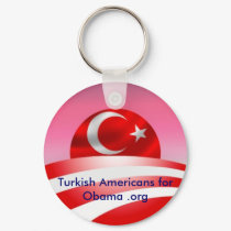 Turkish Americans for Obama .org Key Chain keychains