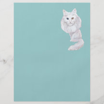 Turkish Angora Caricature Flyer