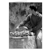 Turkish bagel salesman - Acma Greeting Cards