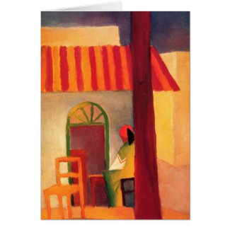 Turkish Cafe by August Macke (1914)