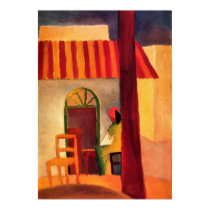 Turkish Cafe by August Macke posters