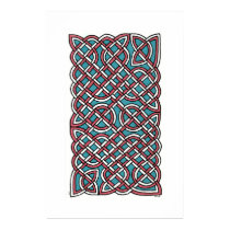 Turkish Delight Knot (vertical) posters