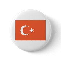 Turkish Flag buttons by worldflagtshirts Turkish Flag buttons