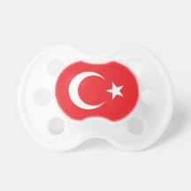 Turkish Flag Circle Baby Pacifiers