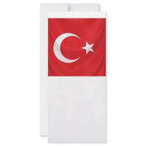 turkish national flag rack cards