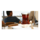 turkish tea customized photo card