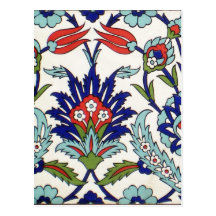 Turkish tile 2012 Calendar Postcard