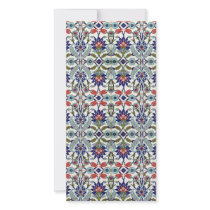 Turkish tile Photo Card