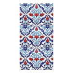Turkish tile Photo Card
