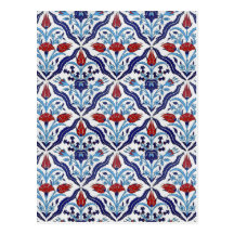 Turkish tile Postcard