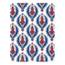 Turkish tile Postcard