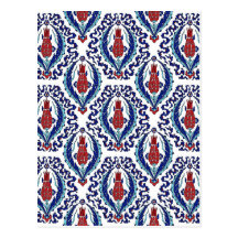 Turkish tile Postcard