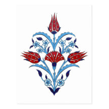 Turkish tile Postcard