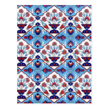 Turkish tile Postcard
