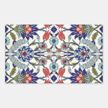Turkish tile Rectangle Sticker
