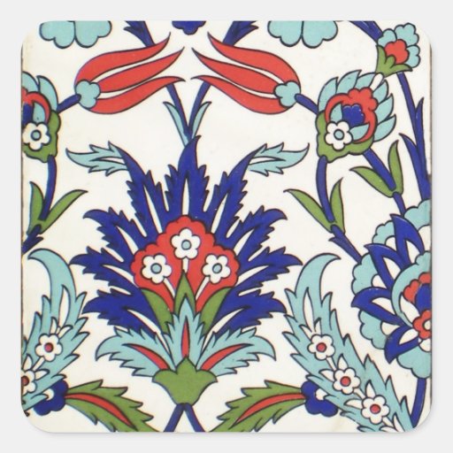 Turkish tile Square Sticker