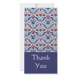 Turkish tile Thank You Photo Card