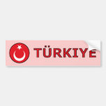 Turkiye Etiqueta De Parachoque