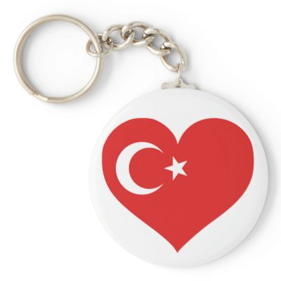 Turkiye Love keychains