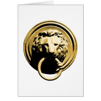 Türklopfer lion door more knocker RAP by lion Cards