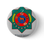 Turkmen Emblem Buttons