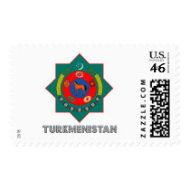 Turkmen Emblem postage