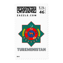 Turkmen Emblem postage